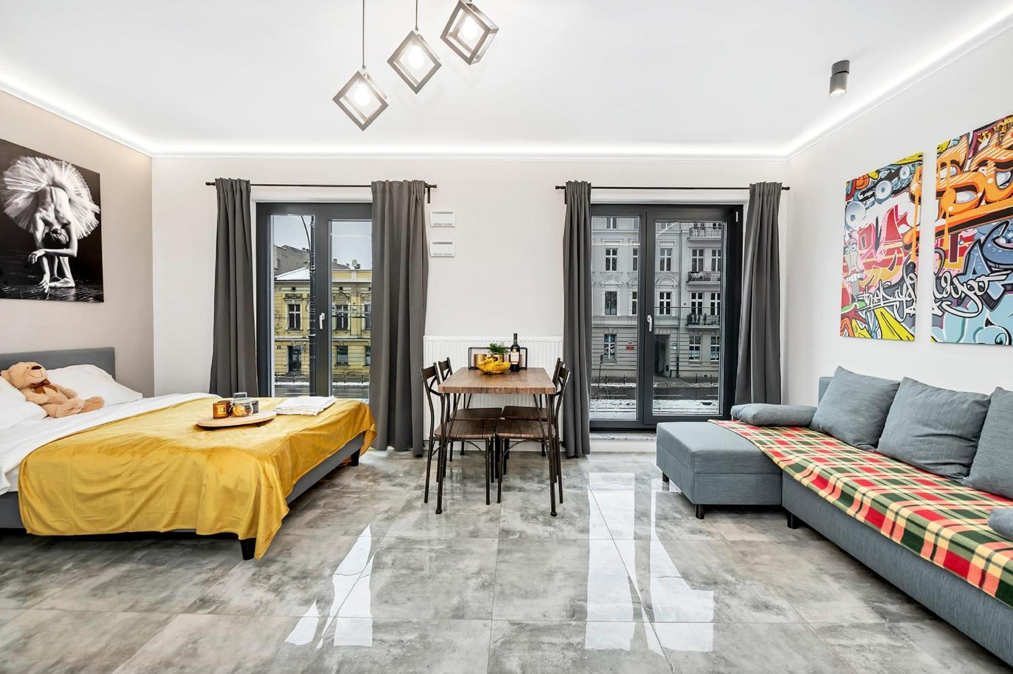 לודז' Lumina Comfy Apart Near The Railway Station מראה חיצוני תמונה
