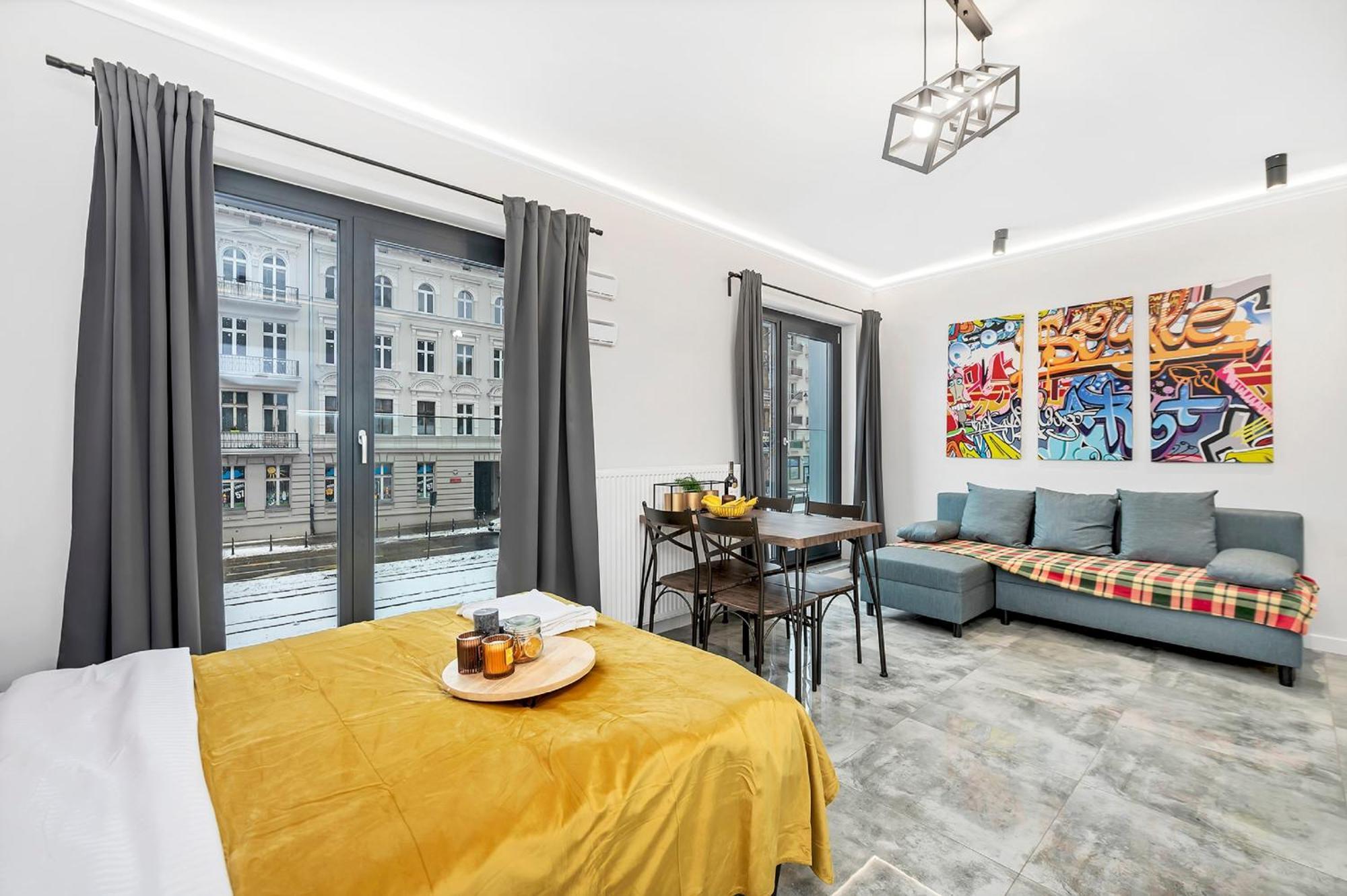 לודז' Lumina Comfy Apart Near The Railway Station מראה חיצוני תמונה